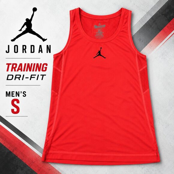 Jordan Other - Jordan Training Dri-FIT Men's S Red Compression Tank Top Basketball
